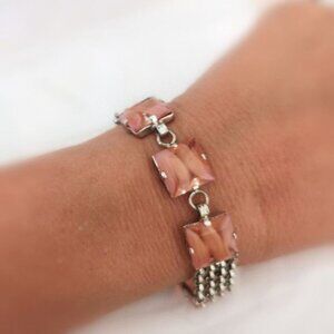 CAMEE peach Swarovski Crystal bracelet 🆕